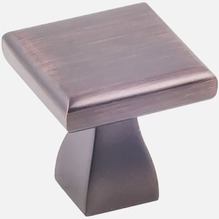 Kasaware 1" Diameter Flared Foot Square Knob K313BORB-4